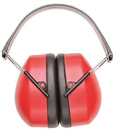 Portwest Casque Antibruit, Couleur: Rouge, PW41RER
