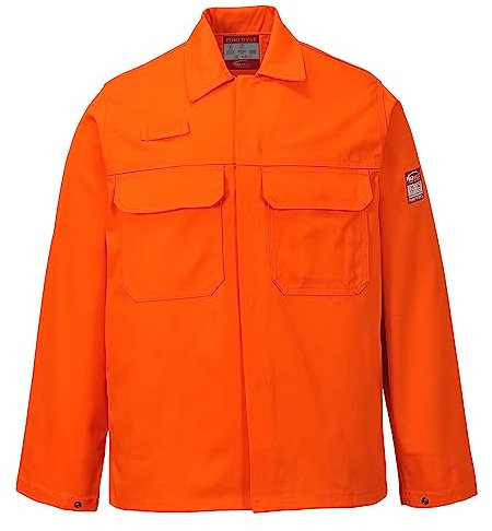 Portwest BIZ2 Veste De Travail Résistante Aux Flammes Bizweld FR Pour Hommes Orange, S