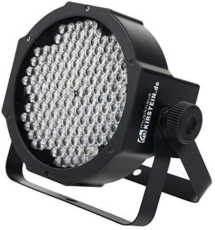 Showlite FLP-144 Flatline Panel LED-strålkastare (PAR strålkastare, discoljus, scenbelysning, lampa, 144 LED/RBG-blandning, anslutningar: DMX In/Out, 6 DMX-lägen)