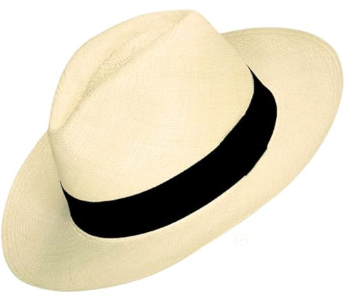 Gamboa Fedora Originale Capello Panama Uomo Donna in Paglia Toquilla Cappelli da Sole