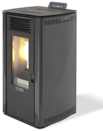 Qlima Wood Pellet Stove 2.65kw to 9Kw 90 S-LINE grey