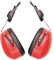 Portwest Coquilles anti-bruit Endurance Clip-On, Couleur: Rouge, PW47RER