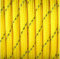 Paracord 550 reflektierend 4mm x 4m, Knüpfband gelb, gelb