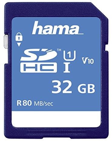 Hama SDHC 32GB Class 10 UHS-I 80MB/s Speicherkarte