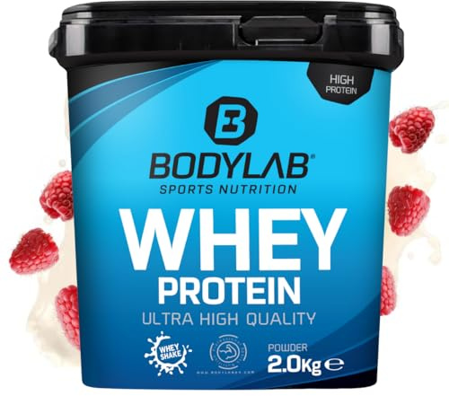 Bodylab24 Whey Protein Pulver, Himbeer-Joghurt, 2kg