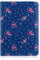 32nd Floral Series - Étui Folio Flip en Cuir PU Design Floral pour Apple iPad Mini 1, 2 & 3, Housse Concevoir avec Un Support Réglable - Rose Retro Indigo