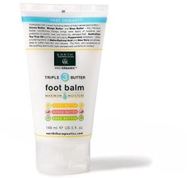 Earth Therapeutics Triple Butter Foot Balm 5 oz/ 148 ml