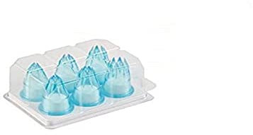 Silikomart |Set 6 Bocchette in Policarbonato per Sac a Poche, Foro per Decorazioni a Stella, Made in Italy