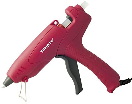 Yamato 91846 Pistola Termofusione, TUV-GS, 80W, 12 mm, Grigio/Giallo