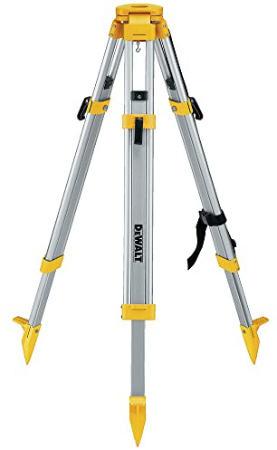 DEWALT Tripod Stand, Heavy Duty, Construction Tripod, Built-In Strap for Easy Transport on Jobsites (DW0737)