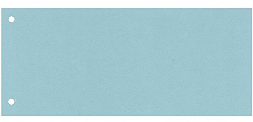 Q – Connect – kf00512 hojas separadoras, registro de colores, maletín Banderas, universal Register – Separadores (10,5 x 24 cm, 100 unidades, color azul