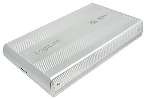LogiLink UA0107A Festplattengehäuse für 8,9 cm (3,5 Zoll) SATA, USB 3.0 Aluminium silber