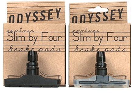 Odyssey Odi Slim 4 – BMX Brake Shoes, Black (Carbon), B, Black