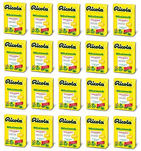 Ricola Citronmeliss utan socker (20 x 50 g box)