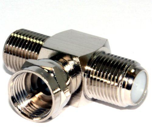 kenable 2 Way F-Type Splitter Combiner TV Virgin Cable Sky Satellite Freeview