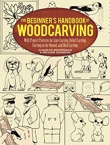 The Beginner's Handbook of Woodcarving: With Project Patterns for Line Carving, Relief Carving, Carving in the Round, and Bird Carving (Dover Crafts: Woodworking)