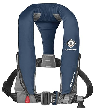 Crewfit 165N - Giubbotto di salvataggio sportivo auto (Harness), colore: Blu navy 9015NBA