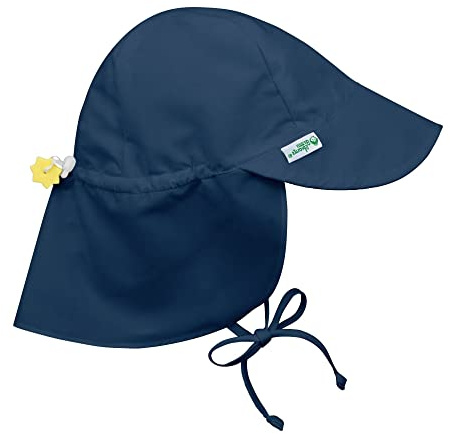 I Play, Hat Flap Sun Navy Infant