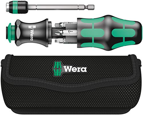 Wera KK 26 7-In-1 Bitholding Screwdriver with Removable Bayonet Blade (SL/PH/SQ)