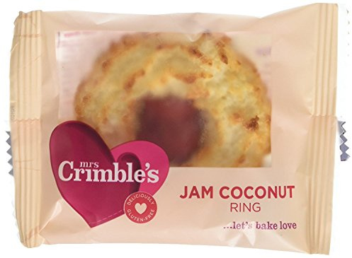 Mrs Crimbles Individual Jam Coconut Rings 40 g (Pack of 24)