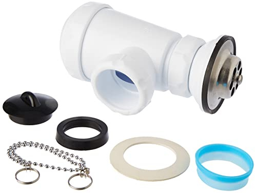 jimtem S-84 - Sifon botella blanco lavabo o bide 1 1/2x63, estándar