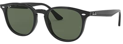 Ray-Ban Unisex RB4259 Sonnenbrille, Mehrfarbig (Gestell: schwarz,Gläser: grün 601/71), Medium (Herstellergröße: 51)