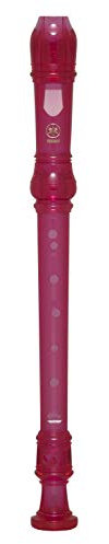Yamaha Recorder - Soprano Recorder, Baroque fingering, Translucent Pink