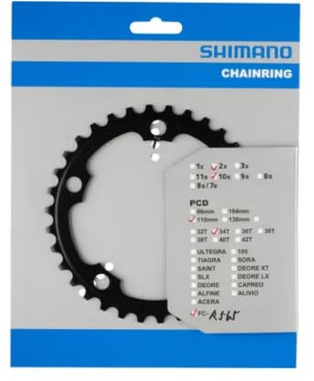 Shimano Fc-R565 Plateaux Black One Size