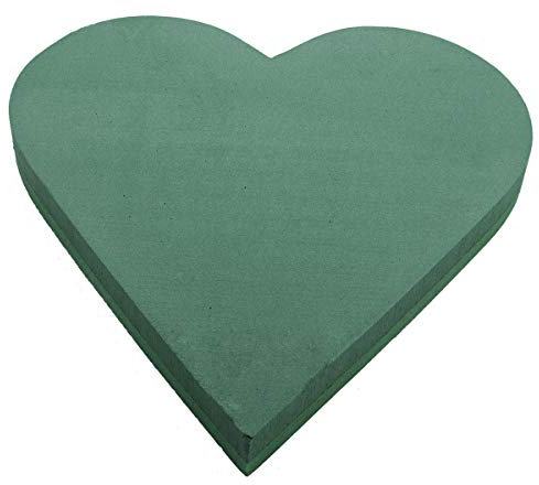 Pack of 2 Oasis Floral Foam Heart Frames 12