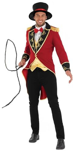 Fun Shack Zirkusdirektor Kostüm für Herren, Dompteur Outfit, Perfekt für Karneval und Zirkus Events, M