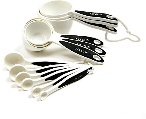 Norpro 3042 Grip-EZ Measuring Cups & Spoons, Set of 12