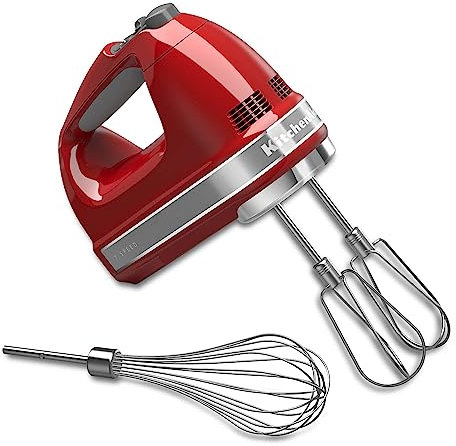 KitchenAid 7 Speed Hand Mixer, KHM7210, Empire Red