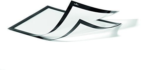Durable 498501 inforam Duraframe® Magnetic Plus A4, magnetram för metallytor, 2-pack, svart