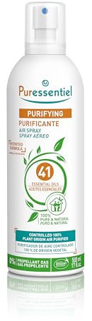 Puressentiel Purifying Air Spray 500 ml - 100% Natural Room Spray - Air Purifier - Air Freshener - Odour Eliminator - Organic Essential Oils - for Your Home, Car & Office