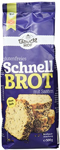 Bauckhof Schnellbrot glutenfrei, 6er Pack (6 x 500 g) - Bio