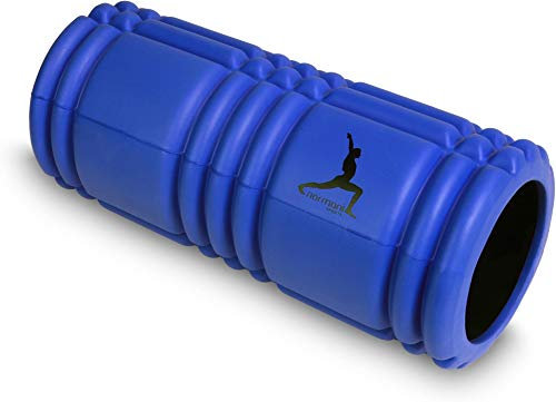 Fitnessrolle Faszienrolle zur Selbst-massage Massagerolle Foam Roller Yoga-Rolle mit aktivierender Oberflächenstruktur Farbe Blau