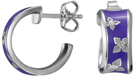 Esprit DamenOhrringe 925/ooo Sterlingsilber bouquet purple ESER-91043.C