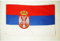 AZ FLAG - Flagge Serbien - 150x90 cm - Serbische Fahne 100% Polyester mit Messing-Ösen - 110g