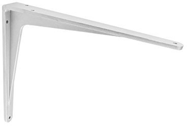 Gedotec Schwerlastkonsole Aluminium silber matt - Sparta | 1 Stück - Regalträger für die Wandmontage | Maße: 290 x 240 x 38 mm | 240 kg Tragkraft | Stahlwinkel - Regalkonsole - Winkelkonsole - Träger