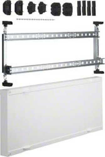 Hager UD23A1 - Copertura 300 x 750 mm, con guide orizzontali per guida in serie.