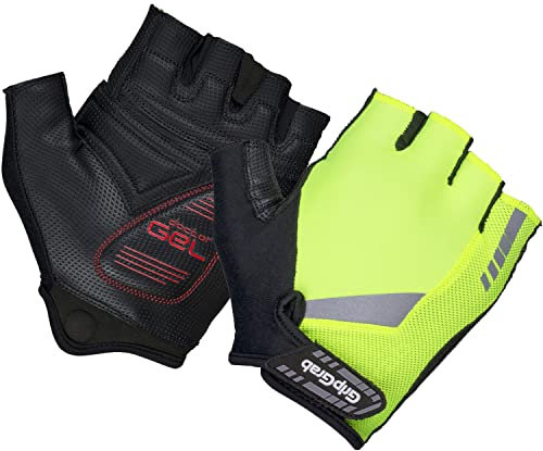 GripGrab ProGel 4mm DoctorGel Polsterung Fingerlose Handschuhe Fahrrad Sommer Fahrradhandschuhe Halbfinger Gel Radsport