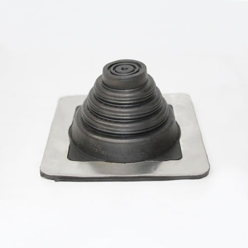 Rohrmanschette Nr. 1, 0-70 mm EPDM Schwarz | Metalldach geeignet | Wasserdicht | Perfekt für Lüftungsrohre, Solarkanäle & mehr