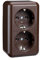 Elso 395402 Steckd.2-Fach 16A SKL Con br