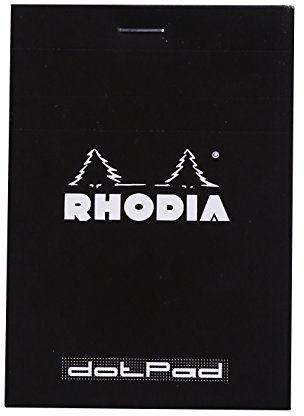 RHODIA 18558C - Dot pad Stapled Notepad N°18 Orange - A4 - Dot Dotted - 80 Detachable Sheets - White Clairefontaine Paper 80 g/m - Soft and Resistant Coated Card Cover - The Basics