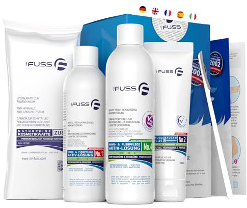 Mr. Fuss Starter Kit - 5 teilig, Hornhautentferner Systempaket