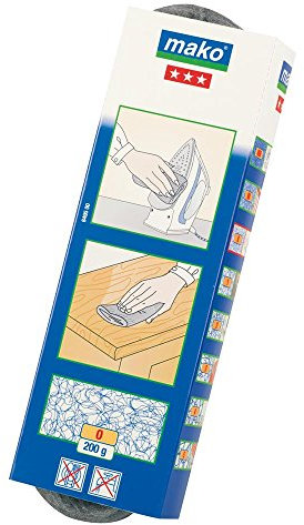 mako Stahlwolle; für Industrie, Handwerk und Haushalt; Körnung 000; ca. 200g