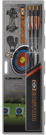 EASTON Zubehör SET Bogenschiessen, Pfeile, Köcher, Armschutz, Fingertab f. Kinder