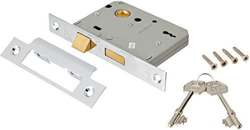 ERA 573-61 3-inch 76mm 3-Lever Sashlock with Chrome Effect