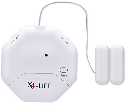 X4-LIFE Security Cristal de rotura y apertura de alarma Juego de 2 defensas antirrobos