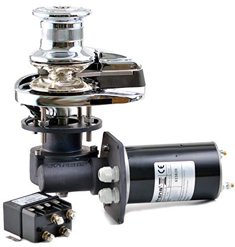 wellenshop Ankerwinde Lofrans X1 Bronze mit Spill 500W Kette 8mm Seil 12mm